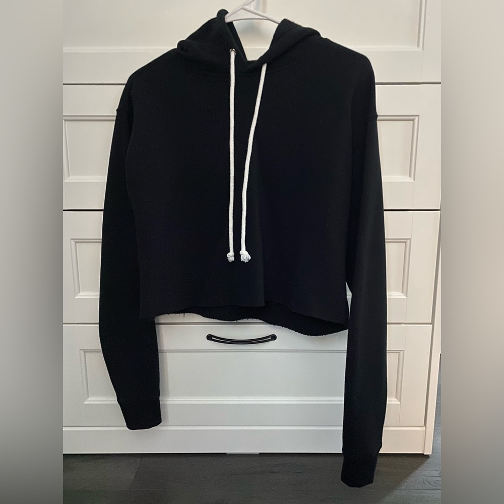 Black Cropped Wild Fable Hoodie